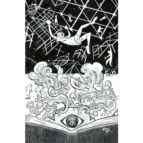 TWILIGHT ZONE (2025) #8 COVER B JUNI BA BLACK & WHITE CONNECTING VARIANT
