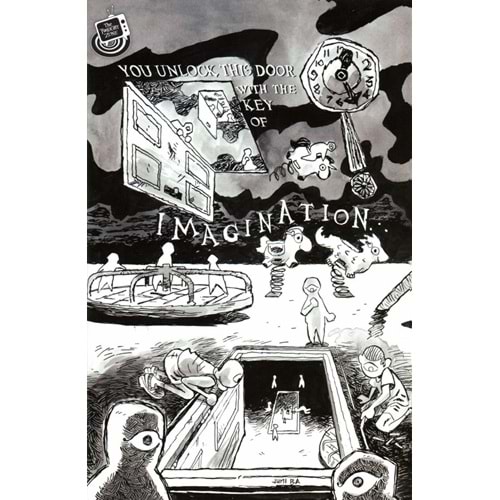 TWILIGHT ZONE (2025) #6 COVER B JUNI BA BLACK & WHITE CONNECTING VARIANT