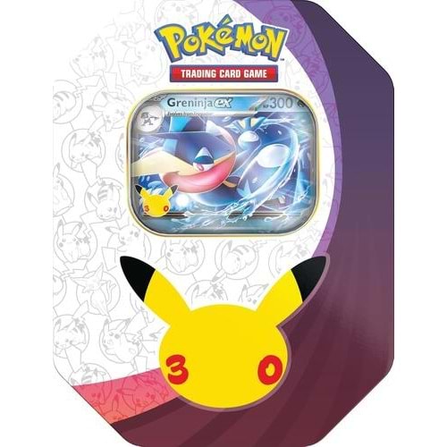 POKEMON TCG POKEMON 30TH CELEBRATION GRENINJA EX TIN
