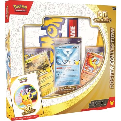 POKEMON TCG POKEMON 30TH CELEBRATION POSTER COLLECTION