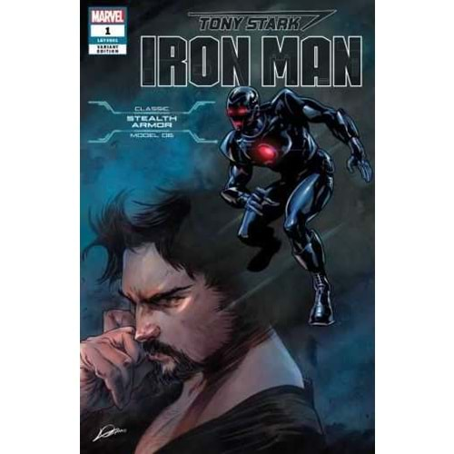 TONY STARK IRON MAN # 1 STEALTH ARMOR VARIANT