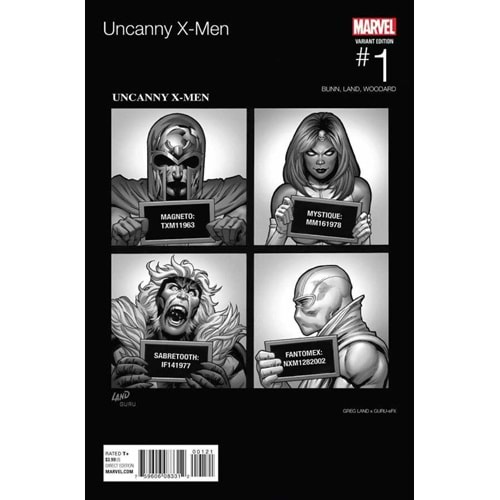 UNCANNY X-MEN (2016) # 1 LAND HIP HOP VARIANT