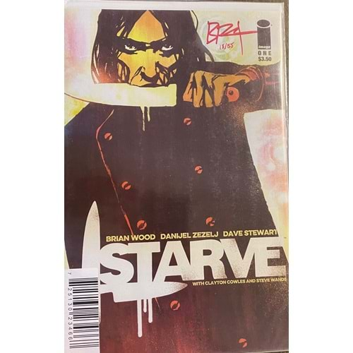 DF Starve # 1 Brian Wood İmzalı Sertifikalı