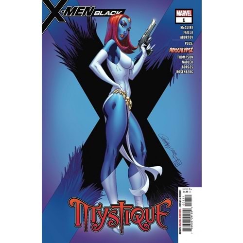 X-MEN BLACK MYSTIQUE # 1 J SCOTT CAMPBELL COVER
