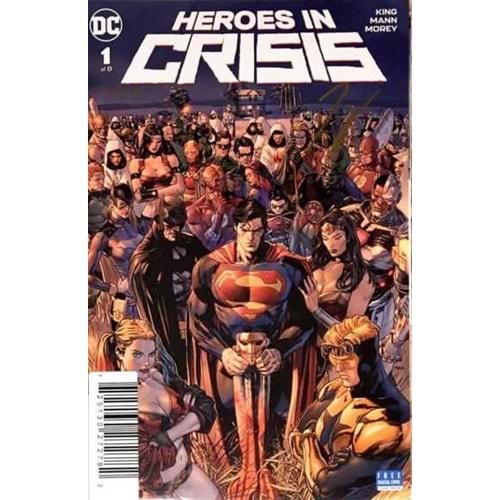 DF Heroes In Crisis # 1 Tom King İmzalı