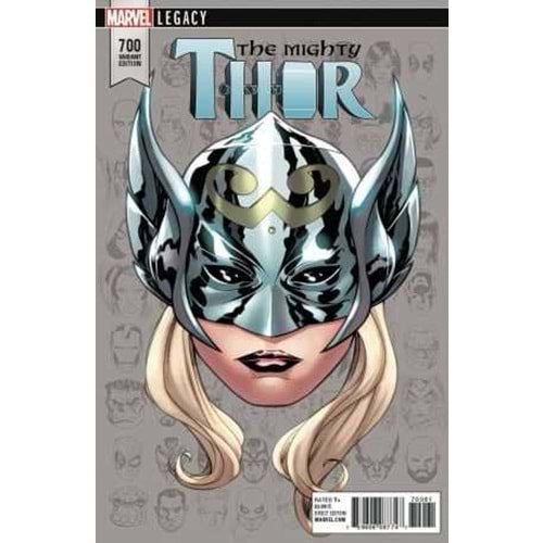 MIGHTY THOR (2017) # 700 MCKONE HEADSHOT VARIANT