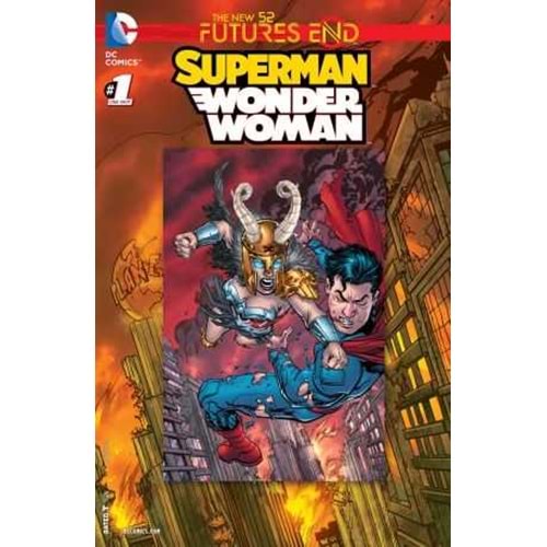 SUPERMAN WONDER WOMAN FUTURES END # 1