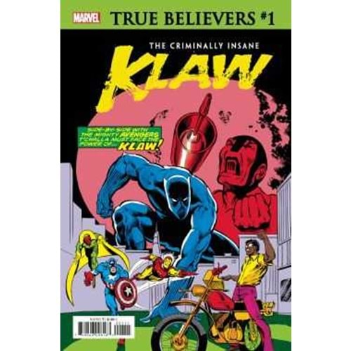 True Believers Criminally Insane Klaw # 1