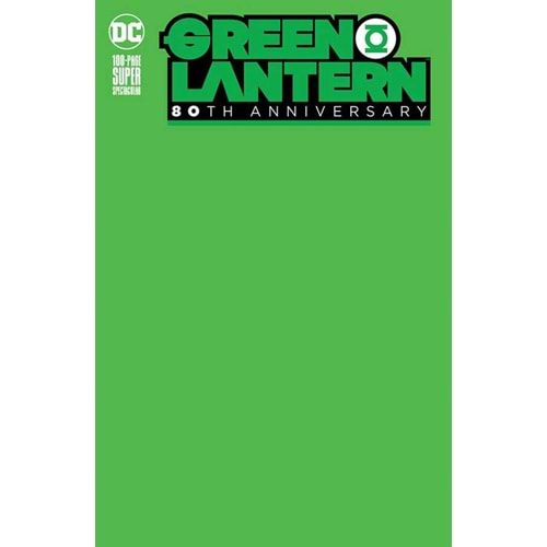 Green Lantern 80th Anniversary 100 Page Super Spectacular # 1 Blank