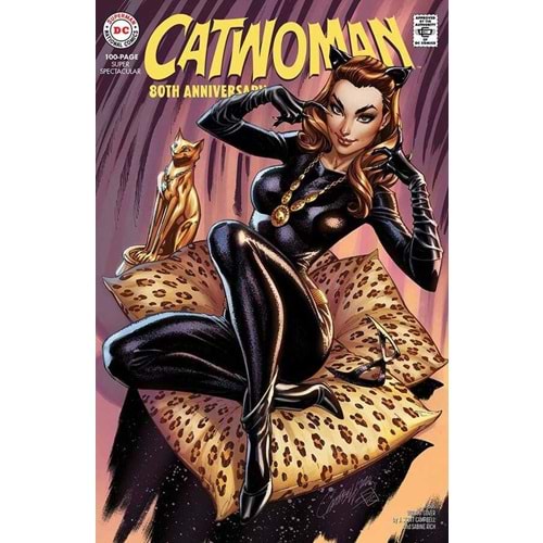CATWOMAN 80TH ANNIVERSARY 100 PAGE SUPER SPECTACULAR # 1 1960S J. SCOTT CAMPBELL VARIANT