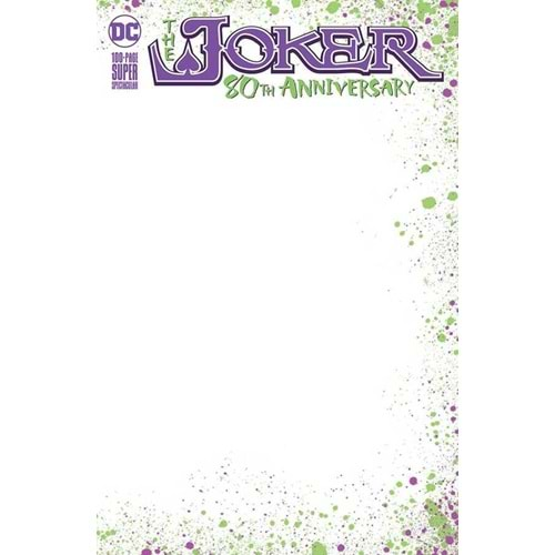 Joker 80th Anniversary 100 Page Super Spectacular # 1 Blank