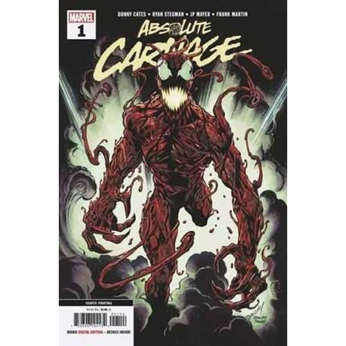 ABSOLUTE CARNAGE # 1 FOURTH PRINTING BAGLEY VARIANT