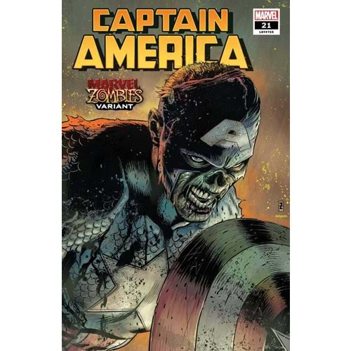 CAPTAIN AMERICA (2018) # 21 PATRICK ZIRCHER MARVEL ZOMBIES VARIANT