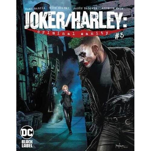 JOKER HARLEY CRIMINAL SANITY # 5 (0F 8) COVER B MICO SUAYAN VARIANT