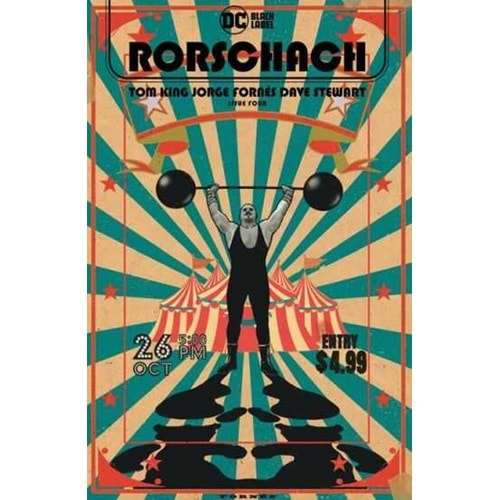 RORSCHACH # 4 (OF 12) COVER A JORGE FORNES