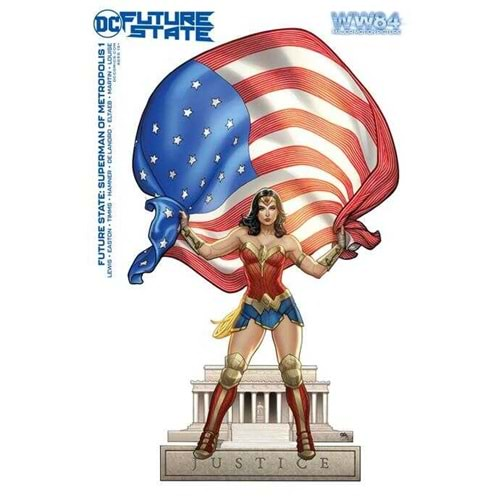 FUTURE STATE SUPERMAN OF METROPOLIS # 1 (OF 2) COVER D WONDER WOMAN 1984 FRANK CHO CARD STOCK VARIANT