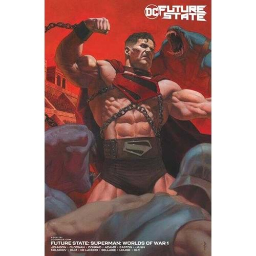 FUTURE STATE SUPERMAN WORLDS OF WAR # 1 (OF 2) COVER B RICCARDO FEDERICI CARD STOCK VARIANT