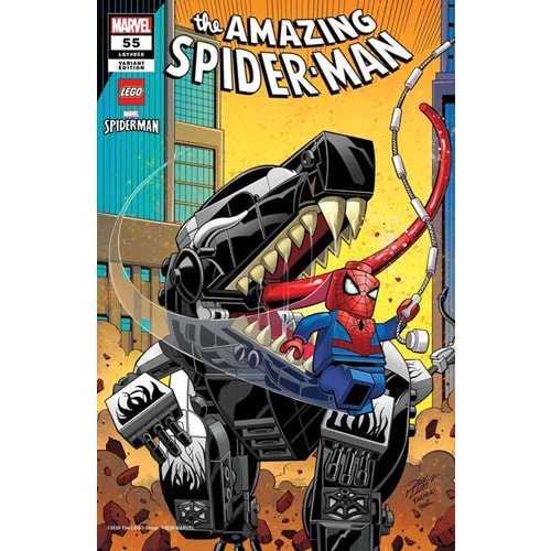 AMAZING SPIDER-MAN (2018) # 55 RON LIM LEGO VARIANT