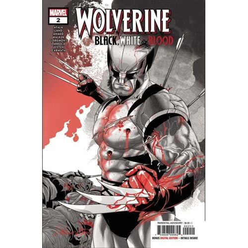 WOLVERINE BLACK WHITE & BLOOD # 2