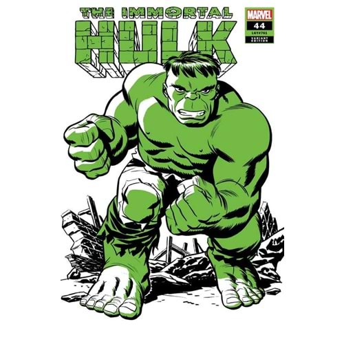 IMMORTAL HULK # 44 MICHAEL CHO HULK TWO-TONE VARIANT