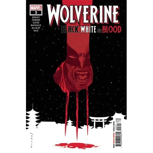 WOLVERINE BLACK WHITE & BLOOD # 3