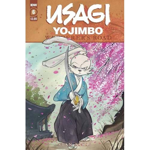 USAGI YOJIMBO WANDERERS ROAD # 6 (OF 6) PEACH MOMOKO COVER