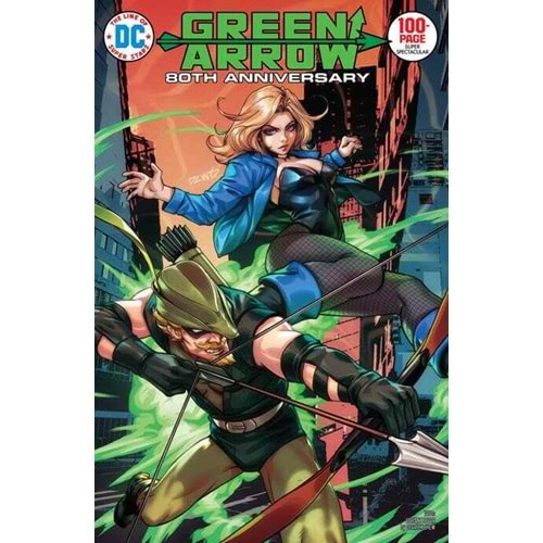 GREEN ARROW 80TH ANNIVERSARY 100-PAGE SUPER SPECTACULAR # 1 COVER E DERRICK CHEW 1970S VARIANT