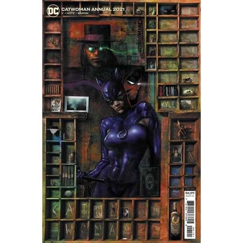 CATWOMAN ANNUAL 2021 # 1 COVER B LIAM SHARP CARD STOCK VARIANT