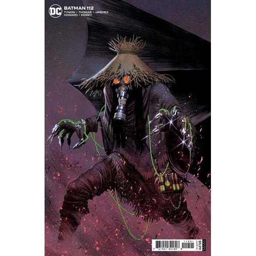 BATMAN (2016) # 112 COVER B JORGE MOLINA CARD STOCK VARIANT (FEAR STATE)