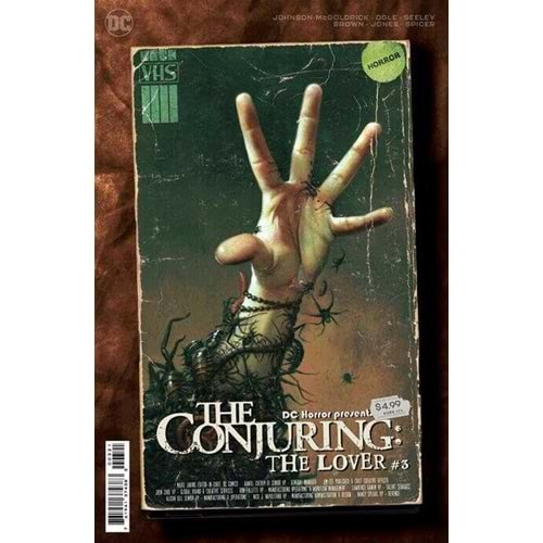 DC HORROR PRESENTS THE CONJURING THE LOVER # 3 (OF 5) COVER B RYAN BROWN MOVIE POSTER CARD STOCK VARIANT