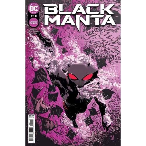 BLACK MANTA # 1 (OF 6) COVER A VALENTINE DE LANDRO