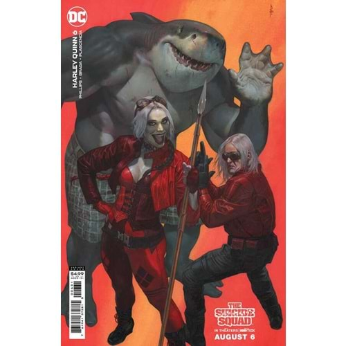 HARLEY QUINN (2021) # 6 COVER C RICARDO FEDERICI SUICIDE SQUAD MOVIE CARD STOCK VARIANT