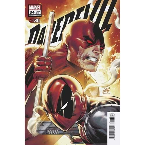 DAREDEVIL (2019) # 34 LIEFELD DEADPOOL 30TH ANNIVERSARY VARIANT