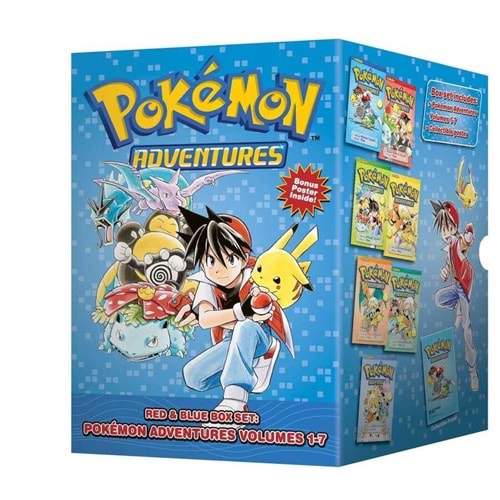 POKEMON ADVENTURES BOX SET VOLUME 1 RED AND BLUE