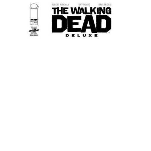 WALKING DEAD DELUXE # 1 BLANK COVER