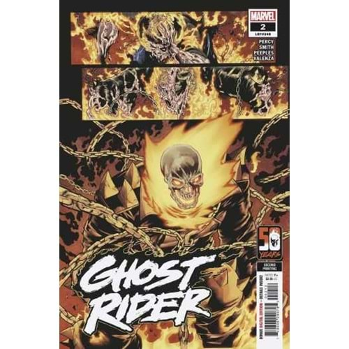 GHOST RIDER (2022) # 2 SECOND PRINTING CORY SMITH VARIANT