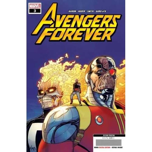 AVENGERS FOREVER # 3 SECOND PRINTING KUDER VARIANT