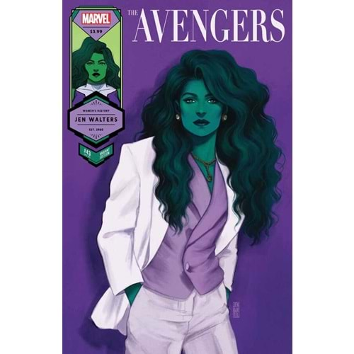 AVENGERS (2018) # 43 BARTEL SHE-HULK WOMENS HISTORY MONTH VARIANT