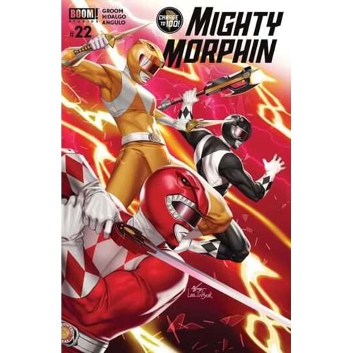 MIGHTY MORPHIN # 22 COVER A LEE