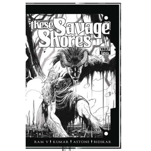 THESE SAVAGE SHORES # 1 BLACK & WHITE EDITION