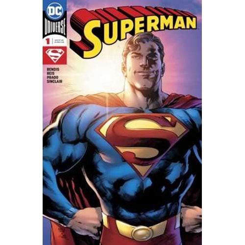 DF SUPERMAN (2018) # 1 BRIAN MICHAEL BENDIS SIGNED
