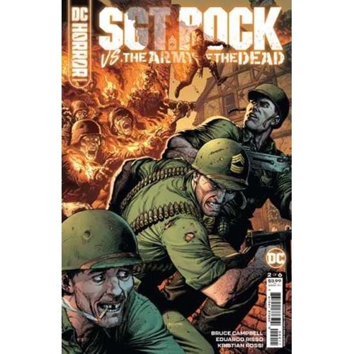 DC HORROR PRESENTS SGT ROCK VS THE ARMY OF THE DEAD # 2 (OF 6) COVER A GARY FRANK