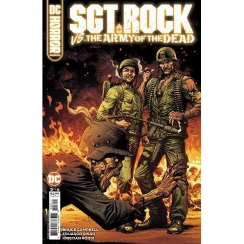 DC HORROR PRESENTS SGT ROCK VS THE ARMY OF THE DEAD # 3 (OF 6) COVER A GARY FRANK