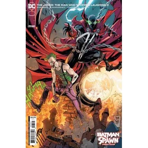 JOKER THE MAN WHO STOPPED LAUGHING # 3 COVER F TONY DANIEL DC SPAWN VARIANT