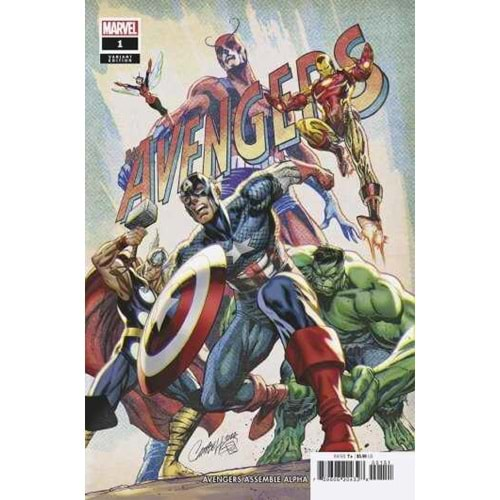 AVENGERS ASSEMBLE ALPHA # 1 JS CAMPBELL ANNIVERSARY VARIANT