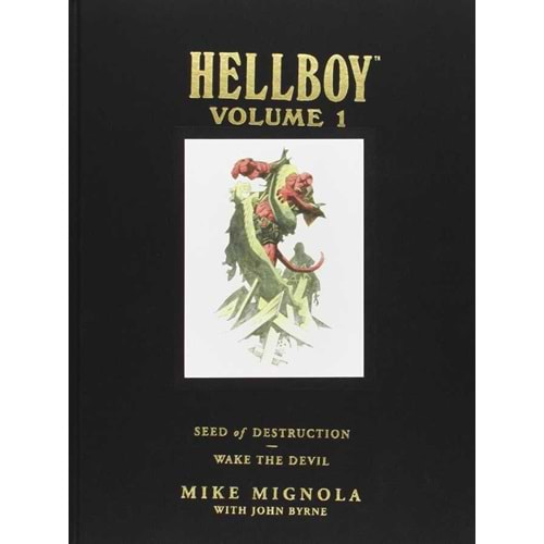 HELLBOY LIBRARY EDITION VOL 1 SEED OF DESTRUCTION AND WAKE THE DEVIL HC
