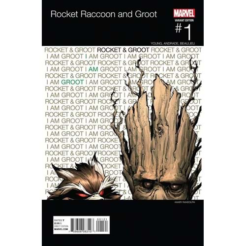 ROCKET RACCOON AND GROOT # 1 RANDOLPH HIP HOP VARIANT