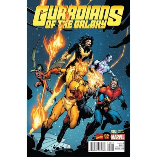 GUARDIANS OF THE GALAXY (2015) # 3 1:20 PORTACIO MARVEL 92 VARIANT