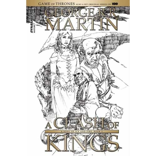 GAME OF THRONES CLASH OF KINGS # 1 COVER F 1:20 RUBI SKETCH VARIANT