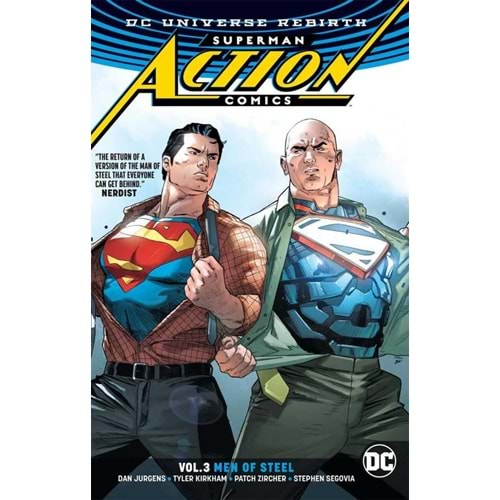 SUPERMAN ACTION COMICS ( REBIRTH ) VOL 3 MEN OF STEEL TPB